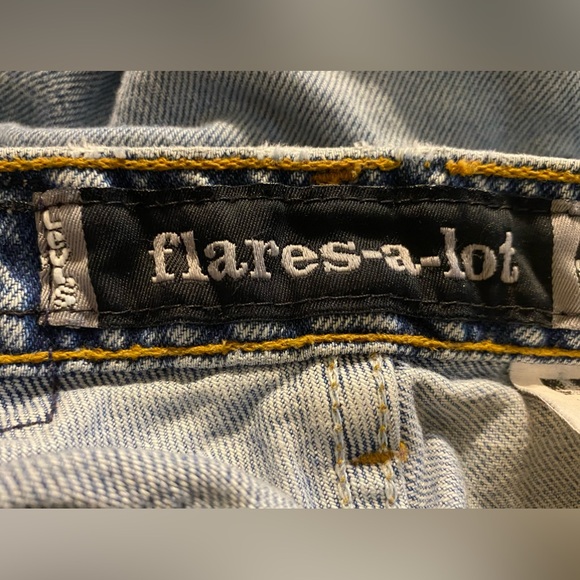 Levi’s Silvertab size 9 jr M VTG Flares a Lot USA - Picture 10 of 12